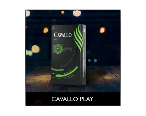 Сигареты CAVALLO Play Green Power Click с Капсулой Ментола оптом